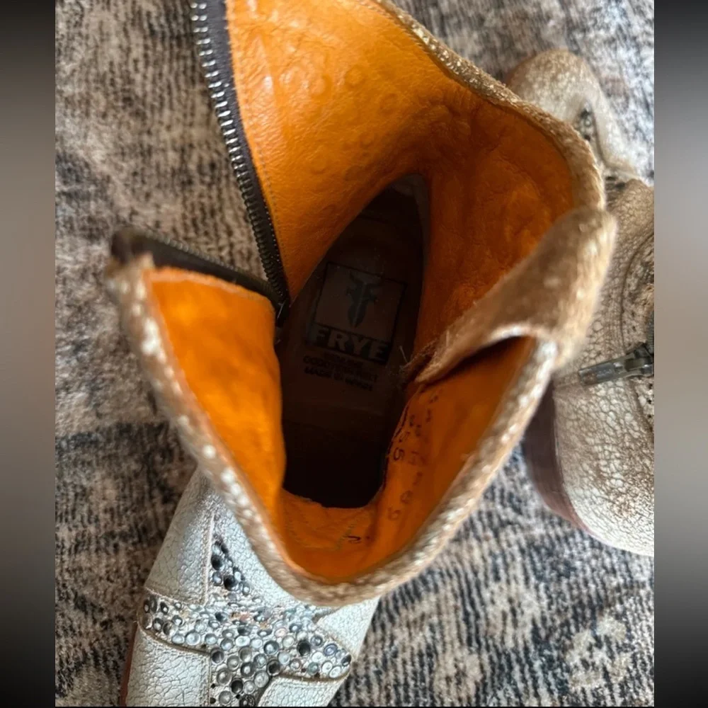 Frye "Deborah" Studded Short Boots 
size 8 - Picture 9 of 12
